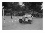 Jaguar SS 100 of Mrs V Hetherington competing in the South Wales Auto Club Welsh Rally, 1937 by Bill Brunell