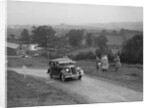 Standard 12 saloon of Miss I Webber competing in the South Wales Auto Club Welsh Rally, 1937 by Bill Brunell