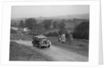 Standard 12 saloon of Miss I Webber competing in the South Wales Auto Club Welsh Rally, 1937 by Bill Brunell