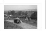 Standard 12 saloon of Miss I Webber competing in the South Wales Auto Club Welsh Rally, 1937 by Bill Brunell
