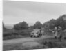 Jaguar SS saloon of HT Lewis competing in the South Wales Auto Club Welsh Rally, 1937 by Bill Brunell