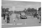 Jaguar SS saloon of HT Lewis competing in the South Wales Auto Club Welsh Rally, 1937 by Bill Brunell