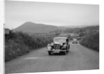 MG VA of RK Wellsteed ahead of a Wolseley saloon at the South Wales Auto Club Welsh Rally, 1937 by Bill Brunell
