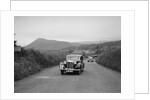 MG VA of RK Wellsteed ahead of a Wolseley saloon at the South Wales Auto Club Welsh Rally, 1937 by Bill Brunell