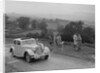 Jaguar SS saloon of N Howfield competing in the South Wales Auto Club Welsh Rally, 1937 by Bill Brunell