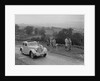 Jaguar SS saloon of N Howfield competing in the South Wales Auto Club Welsh Rally, 1937 by Bill Brunell