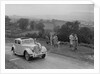 Jaguar SS saloon of N Howfield competing in the South Wales Auto Club Welsh Rally, 1937 by Bill Brunell