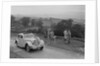 Jaguar SS saloon of N Howfield competing in the South Wales Auto Club Welsh Rally, 1937 by Bill Brunell
