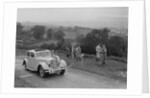 Jaguar SS saloon of N Howfield competing in the South Wales Auto Club Welsh Rally, 1937 by Bill Brunell