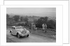 Jaguar SS saloon of N Howfield competing in the South Wales Auto Club Welsh Rally, 1937 by Bill Brunell