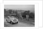 Jaguar SS saloon of N Howfield competing in the South Wales Auto Club Welsh Rally, 1937 by Bill Brunell