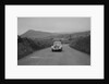 Jaguar SS saloon of N Howfield competing in the South Wales Auto Club Welsh Rally, 1937 by Bill Brunell