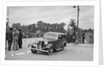 Frazer-Nash BMW 2-door saloon of JA Davies competing in the South Wales Auto Club Welsh Rally, 1937 by Bill Brunell
