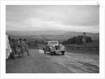 Riley Kestrel of A Bassett competing in the South Wales Auto Club Welsh Rally, 1937 by Bill Brunell