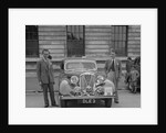 Rover 4-door saloon of FD Cooper at the South Wales Auto Club Welsh Rally, 1937 by Bill Brunell