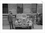 Rover 4-door saloon of FD Cooper at the South Wales Auto Club Welsh Rally, 1937 by Bill Brunell