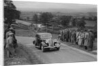 Triumph saloon of KN Smith competing in the South Wales Auto Club Welsh Rally, 1937 by Bill Brunell