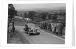 Triumph saloon of KN Smith competing in the South Wales Auto Club Welsh Rally, 1937 by Bill Brunell