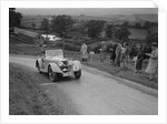 Riley Sprite 2-seater of Mrs TB Hague competing in the South Wales Auto Club Welsh Rally, 1937 by Bill Brunell