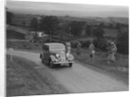 Austin 10 saloon of WS Sewell competing in the South Wales Auto Club Welsh Rally, 1937 by Bill Brunell