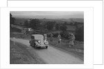 Austin 10 saloon of WS Sewell competing in the South Wales Auto Club Welsh Rally, 1937 by Bill Brunell