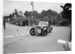 Singer B37 1.5 litre sports of FS Barnes competing in the South Wales Auto Club Welsh Rally, 1937 by Bill Brunell