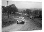 BSA saloon of RS Bevan competing in the South Wales Auto Club Welsh Rally, 1937 by Bill Brunell