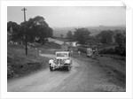 BSA saloon of RS Bevan competing in the South Wales Auto Club Welsh Rally, 1937 by Bill Brunell