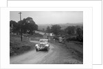 BSA saloon of RS Bevan competing in the South Wales Auto Club Welsh Rally, 1937 by Bill Brunell