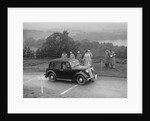 Austin Cambridge saloon of T Norton competing in the South Wales Auto Club Welsh Rally, 1937 by Bill Brunell