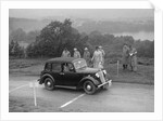 Austin Cambridge saloon of T Norton competing in the South Wales Auto Club Welsh Rally, 1937 by Bill Brunell