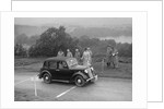 Austin Cambridge saloon of T Norton competing in the South Wales Auto Club Welsh Rally, 1937 by Bill Brunell