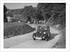 Fiat Topolino of J Eason-Gibson competing in the VSCC Croydon Speed Trials, 1937 by Bill Brunell