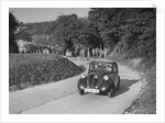 Fiat Topolino of J Eason-Gibson competing in the VSCC Croydon Speed Trials, 1937 by Bill Brunell