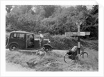 Standard Twelve 4-door saloon, Ipplepen, Devon, 1930s by Bill Brunell
