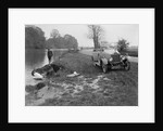 Calcott open tourer by the River Thames at Runnymede, c1922 by Bill Brunell