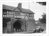Singer 10 hp open 2-seater by the gatehouse of Stokesay Castle, Shropshire, 1920s by Bill Brunell