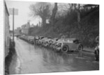 Cars parked at the MCC Lands End Trial, Launceston, Cornwall, 1930 by Bill Brunell