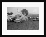 MG SA and MG 18/80 at Shelsley Walsh, Worcestershire, during the Blackpool Rally, 1937 by Bill Brunell