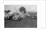 MG SA and MG 18/80 at Shelsley Walsh, Worcestershire, during the Blackpool Rally, 1937 by Bill Brunell