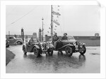 Austin 7 Grasshopper of CD Buckley and Fiat Balilla 508S of SGE Tett at the Blackpool Rally, 1936 by Bill Brunell