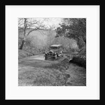 Singer Super Six driving through a ford at Croydon Hill, near Timberscombe, Somerset, 1930s by Bill Brunell