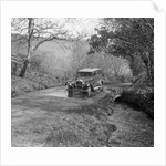 Singer Super Six driving through a ford at Croydon Hill, near Timberscombe, Somerset, 1930s by Bill Brunell