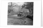 Singer Super Six driving through a ford at Croydon Hill, near Timberscombe, Somerset, 1930s by Bill Brunell