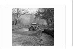 Singer Super Six driving through a ford at Croydon Hill, near Timberscombe, Somerset, 1930s by Bill Brunell