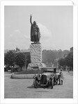 Bentley EXP3  in front of the statue of King Alfred, High Street, Winchester, Hampshire, c1920s by Bill Brunell