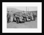 Three MG C type Midgets at the RAC TT Race, Ards Circuit, Belfast, 1932 by Bill Brunell