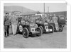 Three MG C type Midgets at the RAC TT Race, Ards Circuit, Belfast, 1932 by Bill Brunell