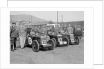 Three MG C type Midgets at the RAC TT Race, Ards Circuit, Belfast, 1932 by Bill Brunell