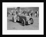 MG C type Midget of Frank Stanley Barnes at the RAC TT Race, Ards Circuit, Belfast, 1932 by Bill Brunell